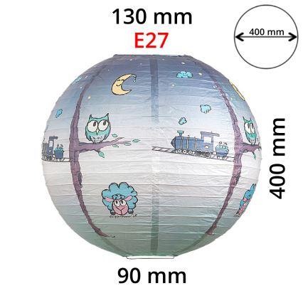 Rabalux 4631 - Abajur de criança para crianças candeeiro SHEPHERD E27 diâmetro 40 cm