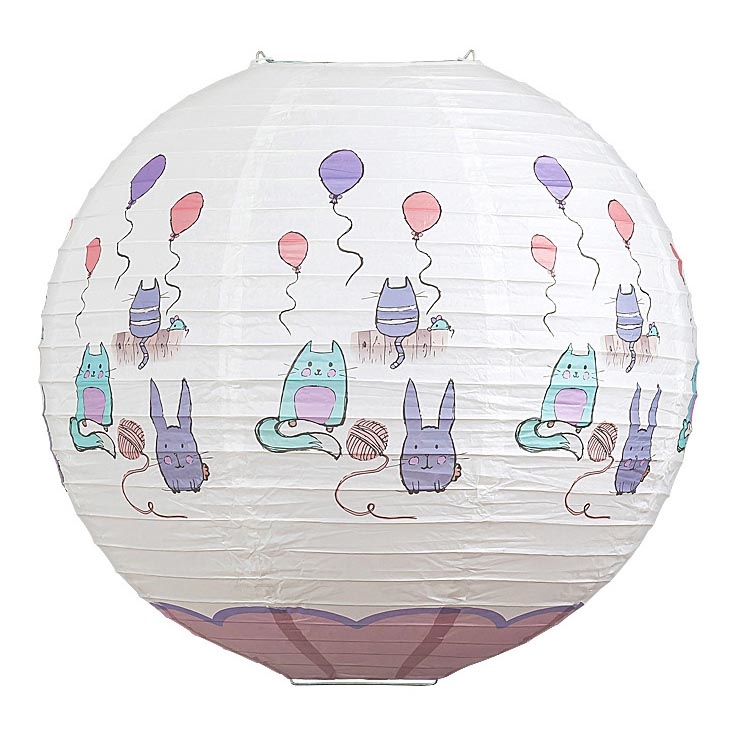 Rabalux 4632 - Abajur infantil para candeeiro de teto infantil CATHY E27 diâmetro 40 cm
