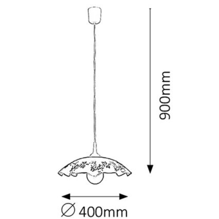 Rabalux - Candelabro E27/60W/230V