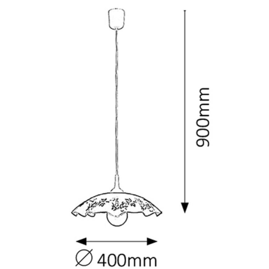Rabalux - Candelabro E27/60W/230V