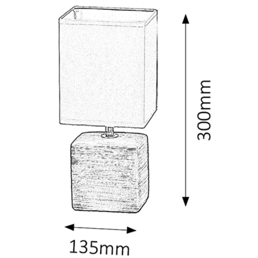 Rabalux - Lâmpada de mesa 1xE14/40W/230V