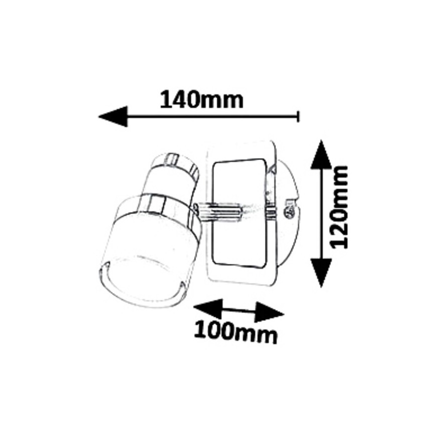Rabalux 5021 - Foco de parede LED HAROLD LED/5W/230V IP44