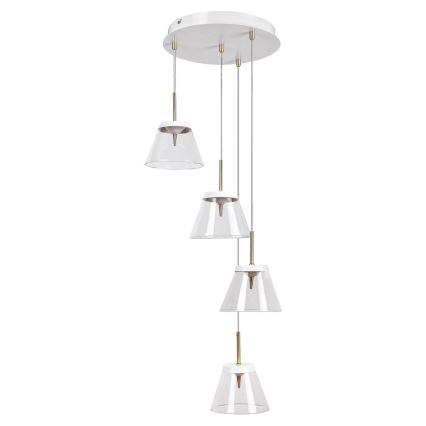 Rabalux - Candelabro suspenso LED AVIANA 4xLED/6W/230V