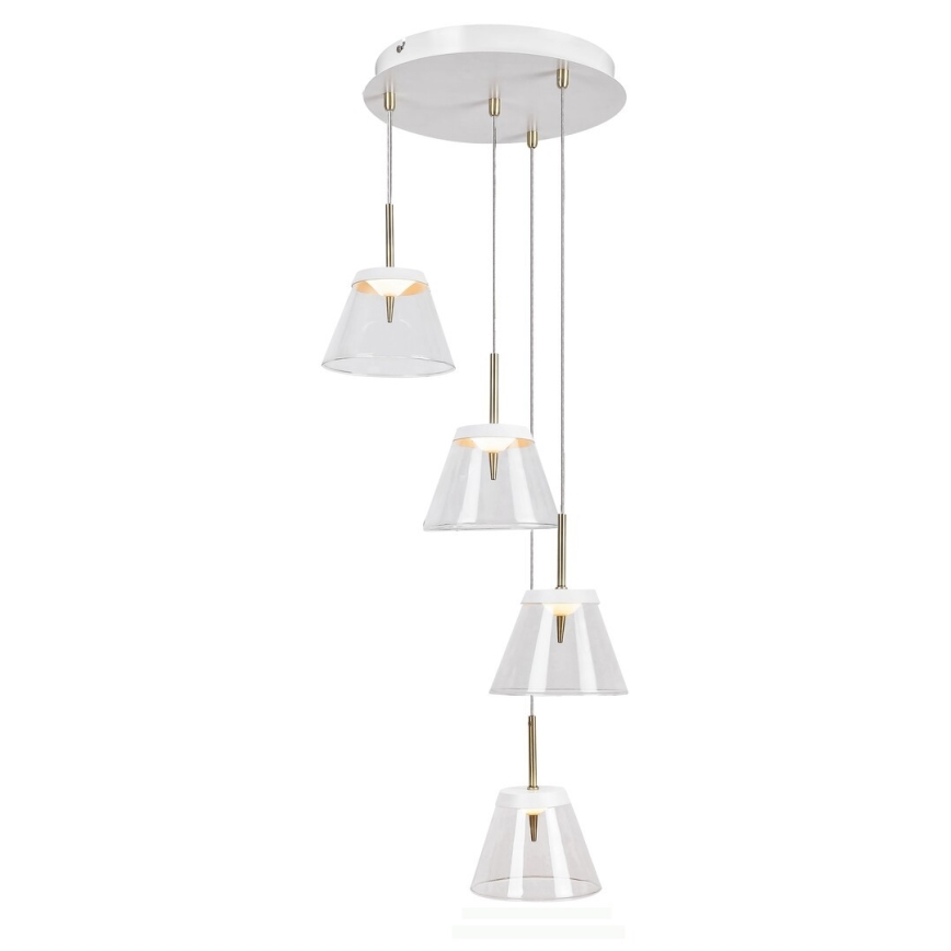 Rabalux - Candelabro suspenso LED AVIANA 4xLED/6W/230V