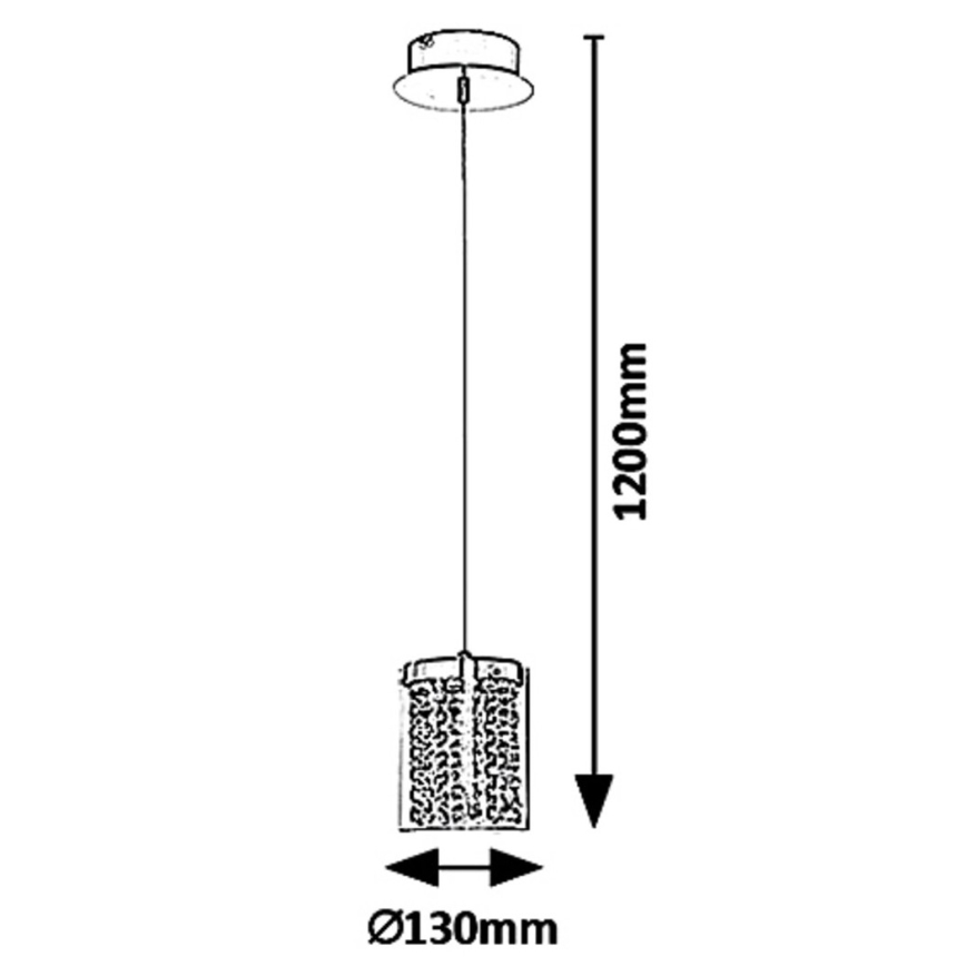 Rabalux 5043 - Candelabro num fio LED ASTRELLA LED/6W/230V
