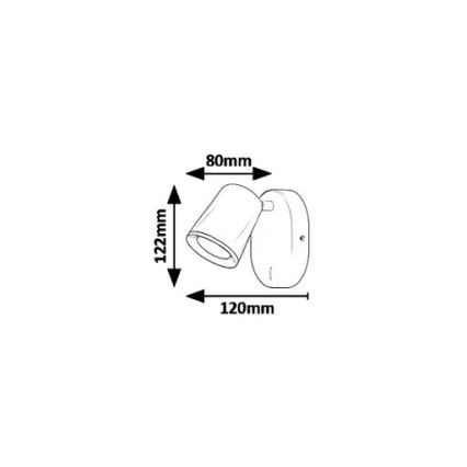 Rabalux 5045 - Foco de parede LED SOLANGE LED/6W/230V