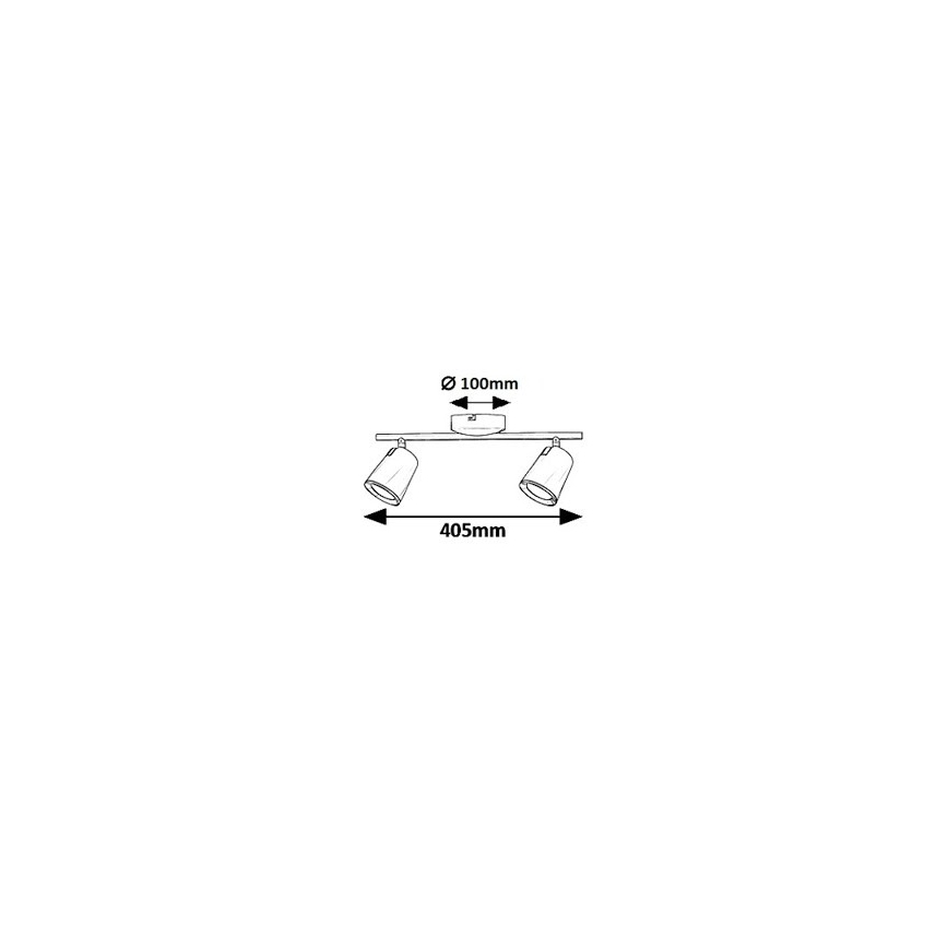 Rabalux 5046 - Foco LED SOLANGE 2xLED/6W/230V