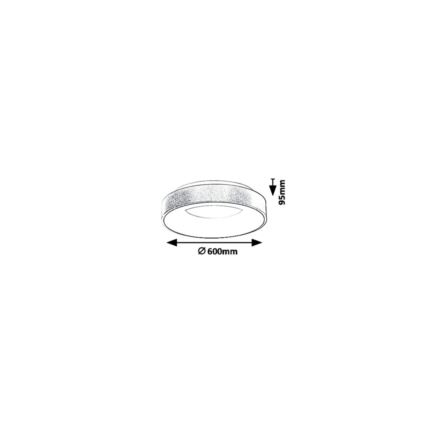 Rabalux 5053 - Luz de teto LED CARMELA LED/50W/230V