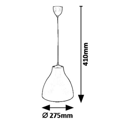 Rabalux 5059 - Candelabro num fio MORRIS 1xE27/40W/230V