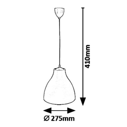 Rabalux 5060 - Candelabro num fio MORRIS 1xE27/40W/230V