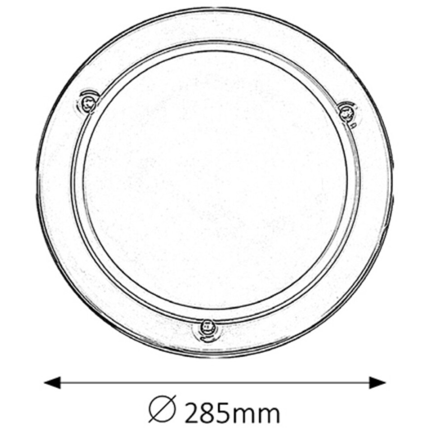 Rabalux - Iluminação de teto 1xE27/60W/230V diâmetro 28,5 cm