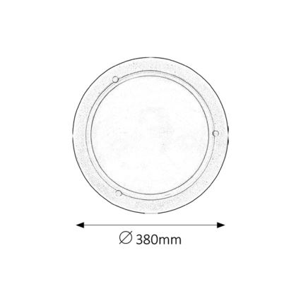 Rabalux - Luz de teto 2xE27/60W/230V