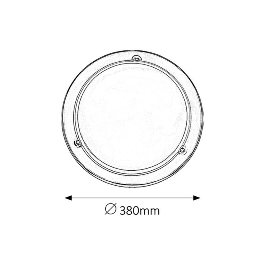 Rabalux - Luz de teto 2xE27/60W/230V