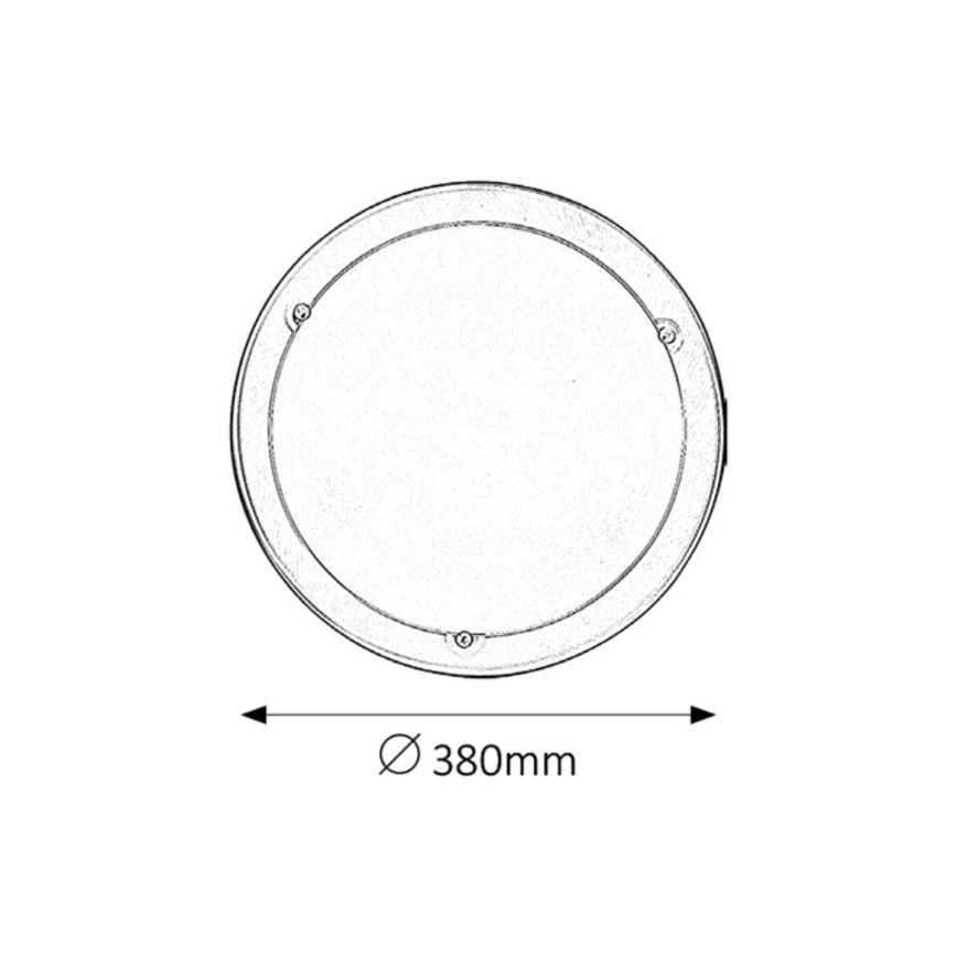 Rabalux - Iluminação de teto 2xE27/60W/230V diâmetro 38 cm