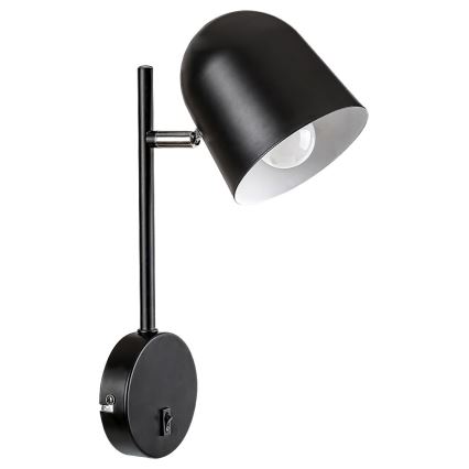 Rabalux - Iluminação de parede EGON 1xE14/40W/230V preta