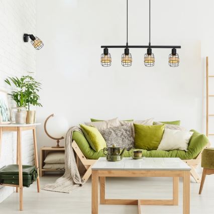 Rabalux - Candelabro suspenso 4xE14/25W/230V
