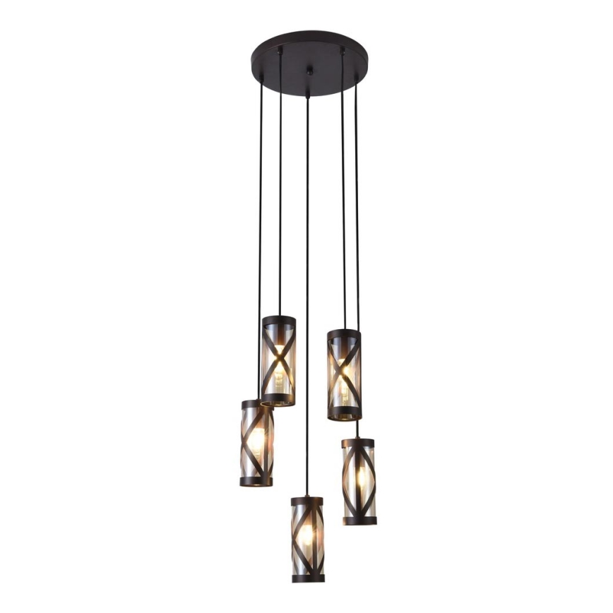 Rabalux 5340 - Candelabro num fio OBERON 5xE14/40W/230V