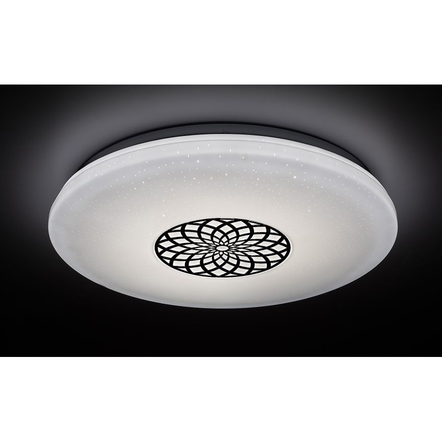 Rabalux - Iluminação de teto LED RGB com regulação LED/24W/230V 3000-6500K Wi-Fi Tuya diâmetro 39,5 cm + comando