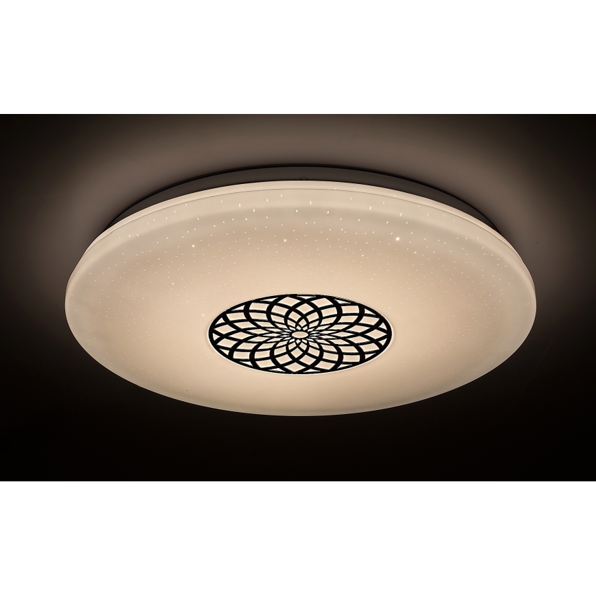 Rabalux - Iluminação de teto LED RGB com regulação LED/24W/230V 3000-6500K Wi-Fi Tuya diâmetro 39,5 cm + comando