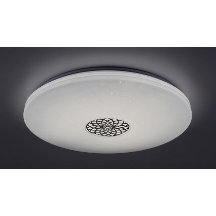 Rabalux - Iluminação de teto LED RGB com regulação LED/40W/230V 3000-6500K Wi-Fi Tuya diâmetro 60 cm + comando