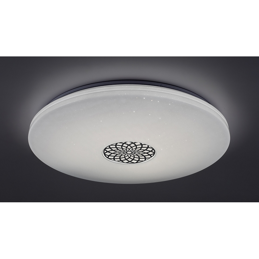 Rabalux - Iluminação de teto LED RGB com regulação LED/40W/230V 3000-6500K Wi-Fi Tuya diâmetro 60 cm + comando
