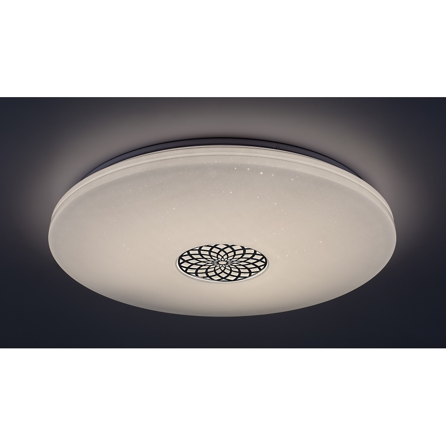 Rabalux - Iluminação de teto LED RGB com regulação LED/40W/230V 3000-6500K Wi-Fi Tuya diâmetro 60 cm + comando