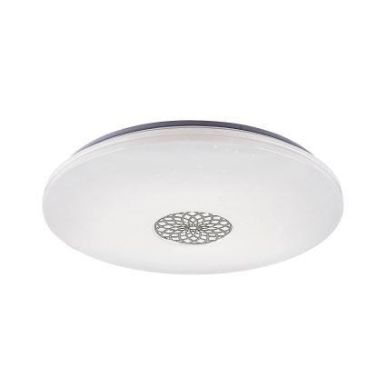 Rabalux - Iluminação de teto LED RGB com regulação LED/40W/230V 3000-6500K Wi-Fi Tuya diâmetro 60 cm + comando