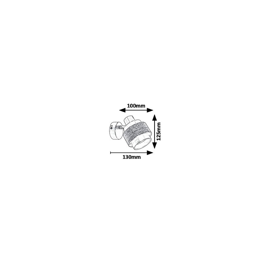 Rabalux 5379 - Foco de parede BASIL 1xE14/40W/230V