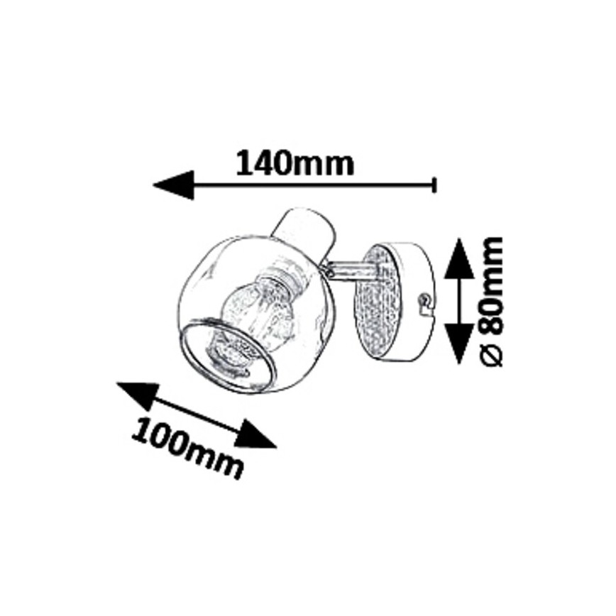 Rabalux 5397 - Foco de parede SALAZAR 1xE14/40W/230V