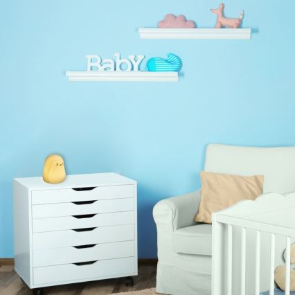 Rabalux - Candeeiro infantil LED RGB LED/0,4W 1200 mAh pinguim