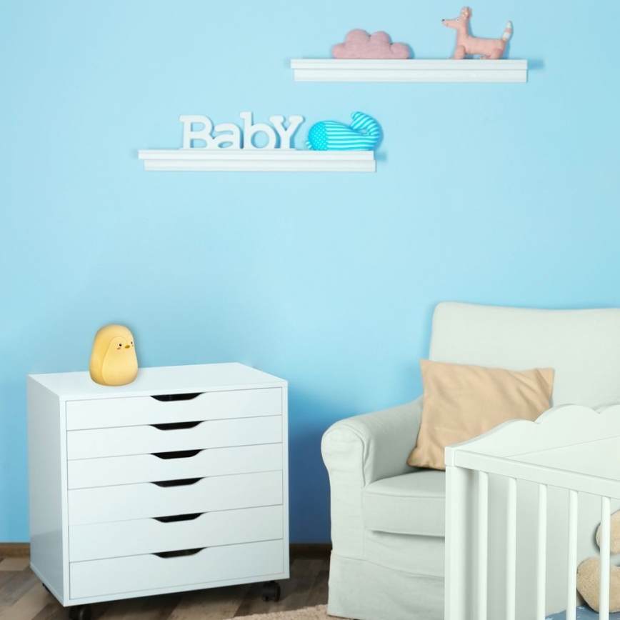 Rabalux - Candeeiro infantil LED RGB LED/0,4W 1200 mAh pinguim