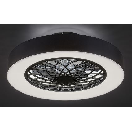 Rabalux - Iluminação de teto LED com regulação e ventoinha LED/35W/230V 3000-6000K + controlo remoto