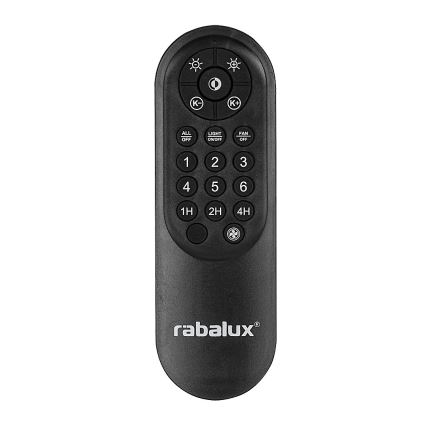 Rabalux - Iluminação de teto LED com regulação e ventoinha LED/35W/230V 3000-6000K + controlo remoto