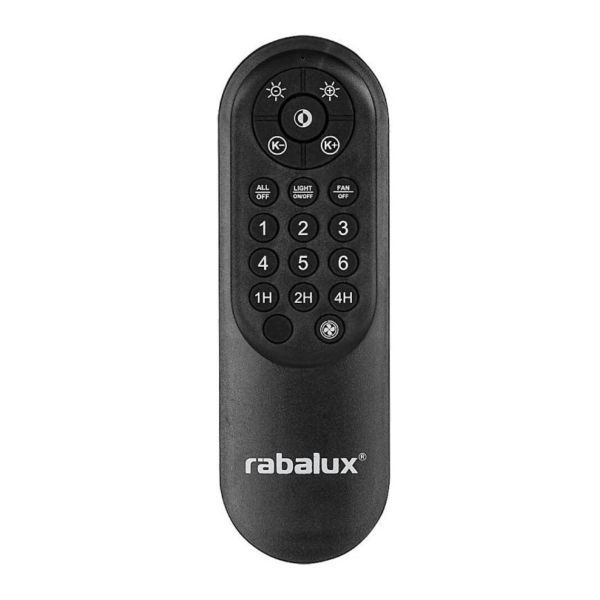Rabalux - Iluminação de teto LED com regulação e ventoinha LED/35W/230V 3000-6000K + controlo remoto