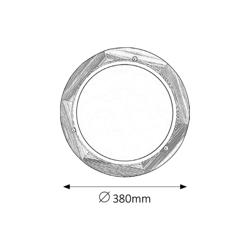 Rabalux - Luz de teto 2xE27/60W/230V