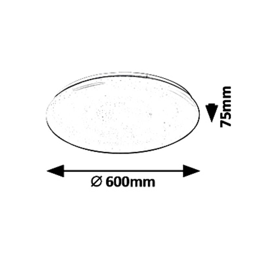 Iluminação de teto LED com regulação LED/60W/230V