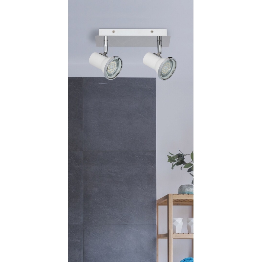 Rabalux - Foco LED para casa de banho 2xGU10/4,5W/230V IP44