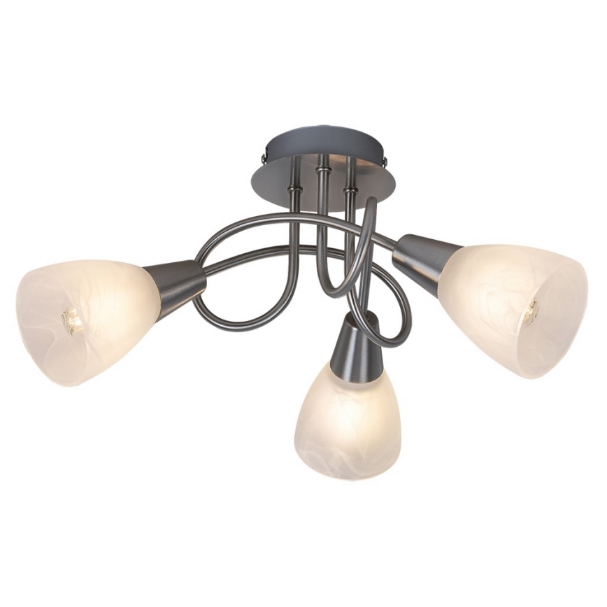 Rabalux - Candelabro integrado 3xE14/40W/230V cromo mate