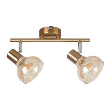 Rabalux 5547 - Foco HOLLY 2xE14/40W/230V dourado