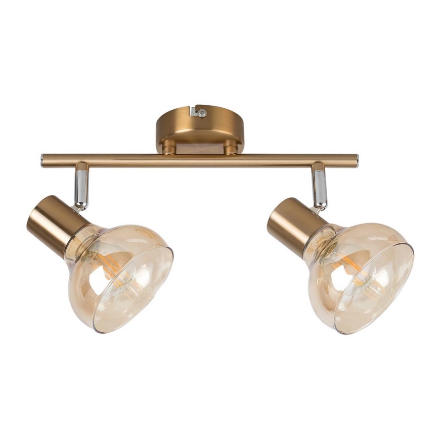 Rabalux 5547 - Foco HOLLY 2xE14/40W/230V dourado