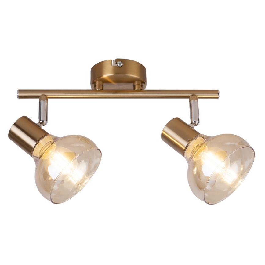 Rabalux 5547 - Foco HOLLY 2xE14/40W/230V dourado