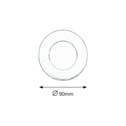 Rabalux - Foco de encastrar LED de casa de banho LED/3W/230V 4000K IP44