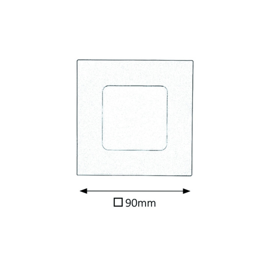 Rabalux - Foco de encastrar LED de casa de banho LED/3W/230V 3000K IP44