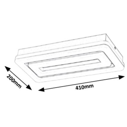 Rabalux - Luz de teto LED LED/40W/230V