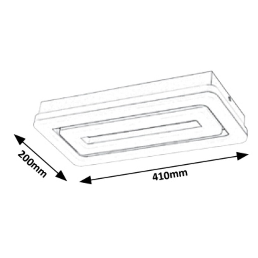 Rabalux - Luz de teto LED LED/40W/230V
