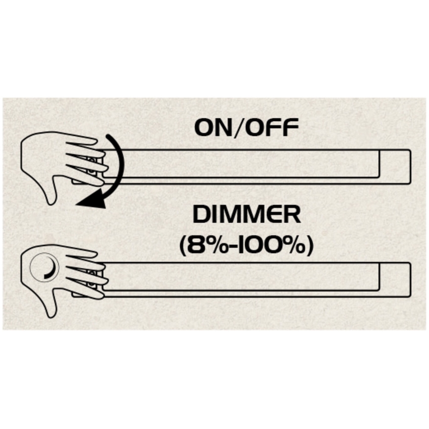 Rabalux - iluminação de armário de cozinha com sensor LED/8W/230V