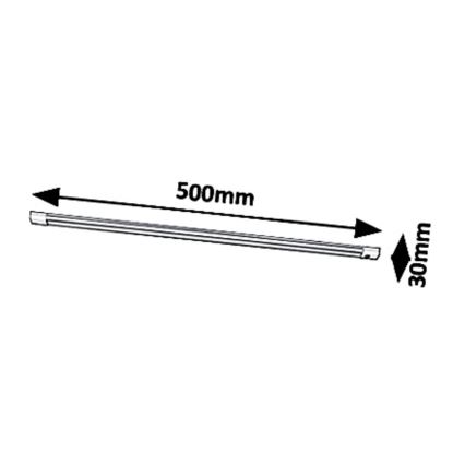 Rabalux - iluminação de armário de cozinha com sensor LED/8W/230V