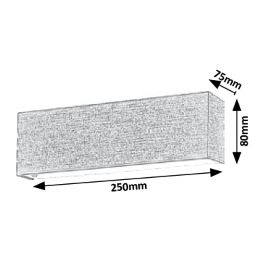Rabalux - Luz de parede LED LED/6W/230V