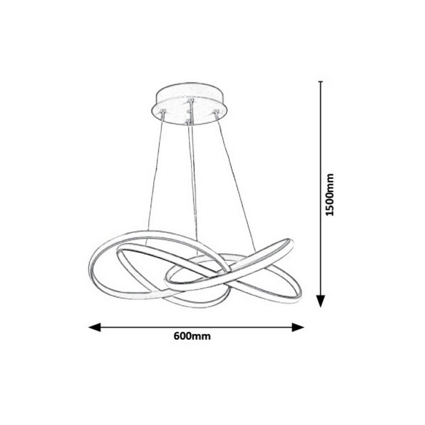 Rabalux - Candelabro num fio LED LED/40W/230V