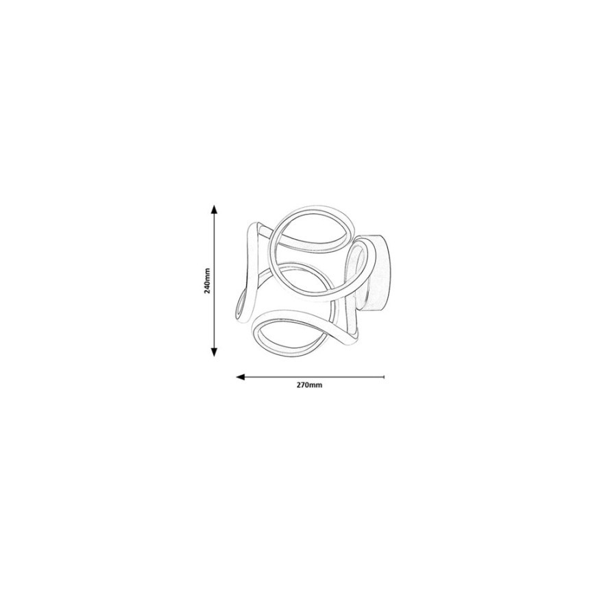 Rabalux - Iluminação de parede LED LED/11W/230V 3000K